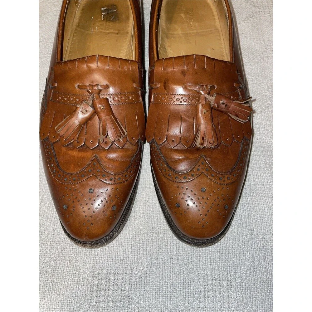 Johnston & Murphy Optima Men’s Dress Shoes Size 10.5 D Brown Leather Business